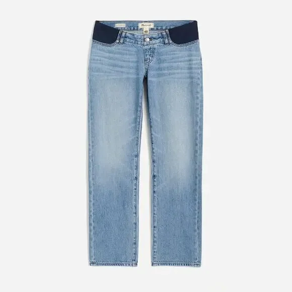 Madewell The Maternity Side-Panel Dean Easy Straight Jean Airy Denim size 29 - Picture 12 of 12